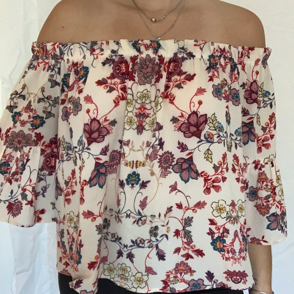 Off the shoulder blouse